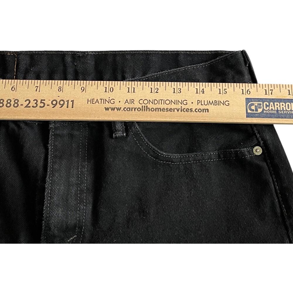 Levi’s 550 Black Jeans Mens 33x32 Relaxed Fit Straight Leg Denim Pants CLEAN! - Picture 9 of 9